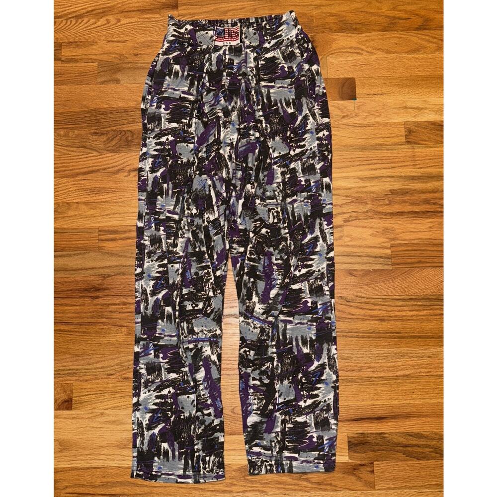 Vnt 80's Touch Match Mens One Size Hammer Style Adjustable Waist Gym Pants